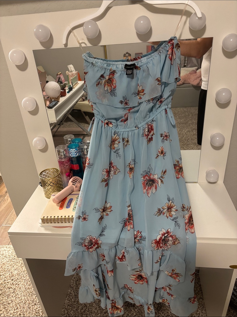 rue21 Light Blue Floral Summer Dress